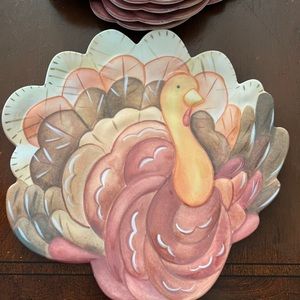 Pottery barn kids thanksgiving plates